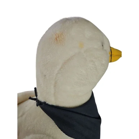 Giant 20"x23" AFLAC Duck w/ Bandana Huge Plush Stuffed Animal JUMBO Talks Sound - Picture 6 of 9